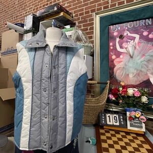 70s puffer vest, ski vest, Sigallo vintage